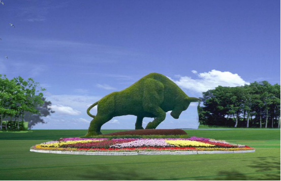 一,先来一组绿雕